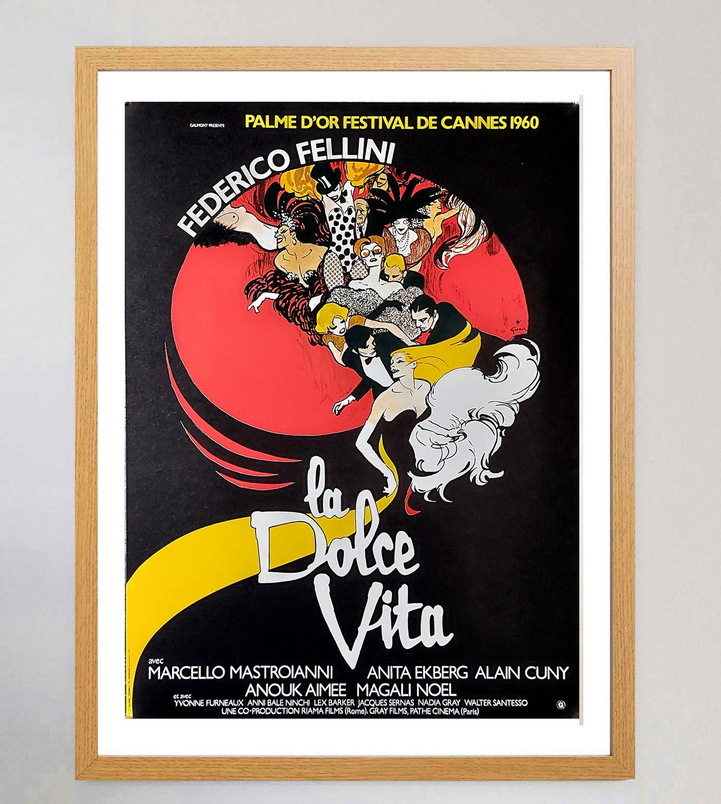 Italian 1960 La Dolce Vita Original Vintage Poster For Sale