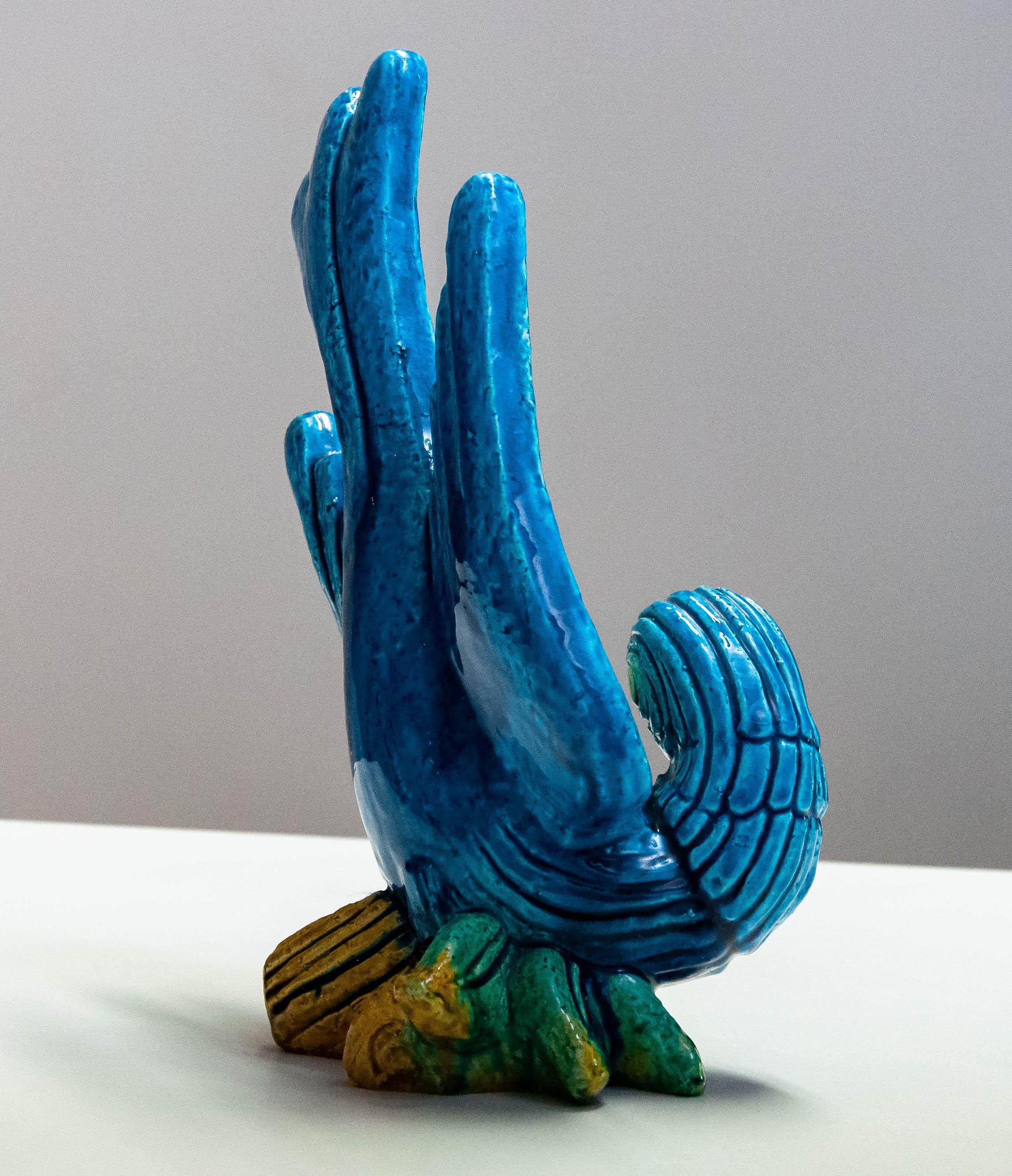 1960 Large Ceramic Bird Figurine by Gunnar Nylund for Rörstrand, Sweden (Schwedisch) im Angebot