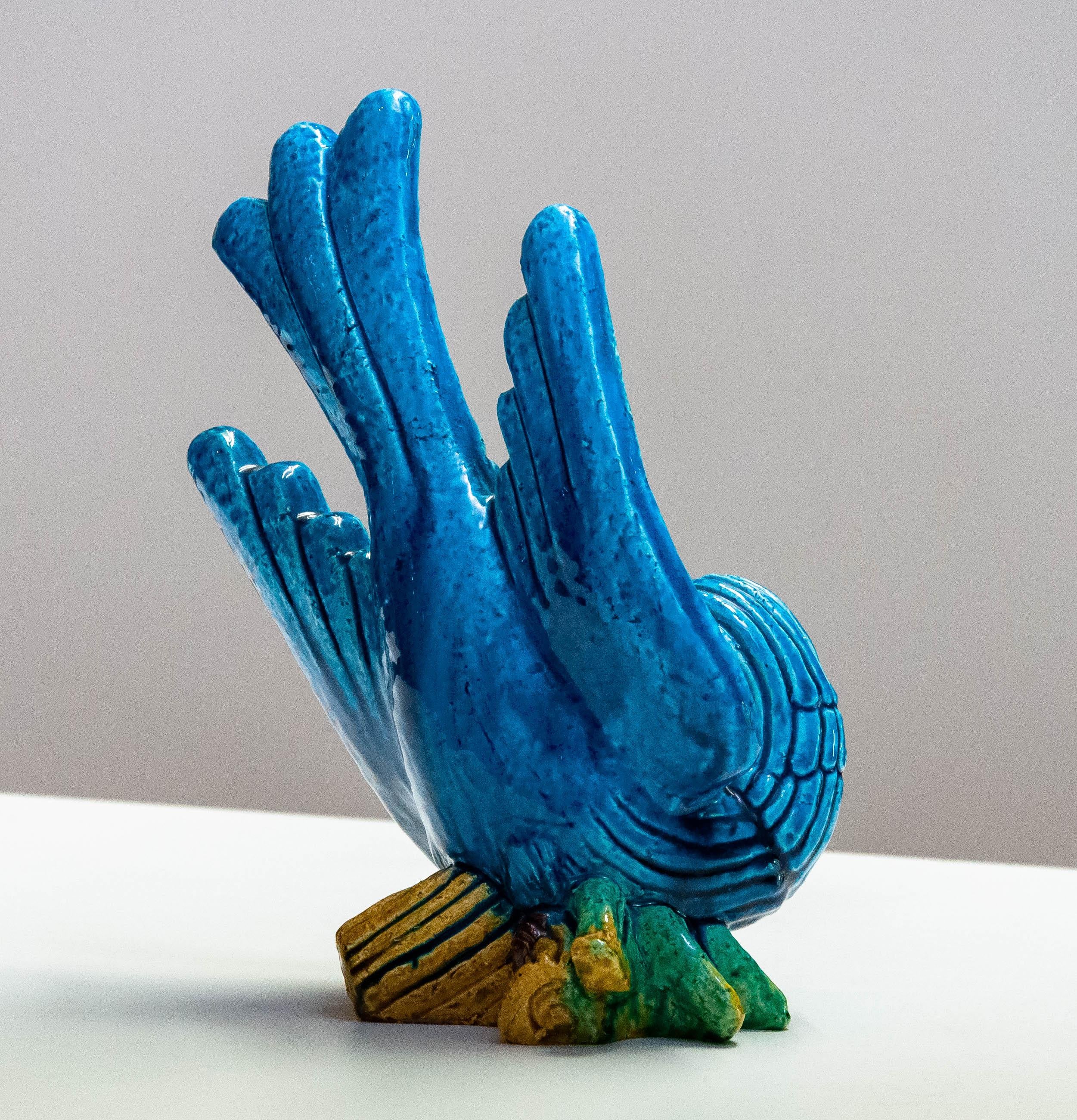 1960 Large Ceramic Bird Figurine by Gunnar Nylund for Rörstrand, Sweden im Zustand „Gut“ im Angebot in Silvolde, Gelderland