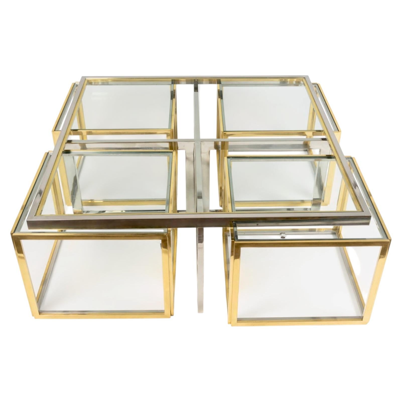 1960 Large coffee table by Maison Charles & Fils