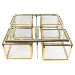 1960 Large coffee table by Maison Charles & Fils
