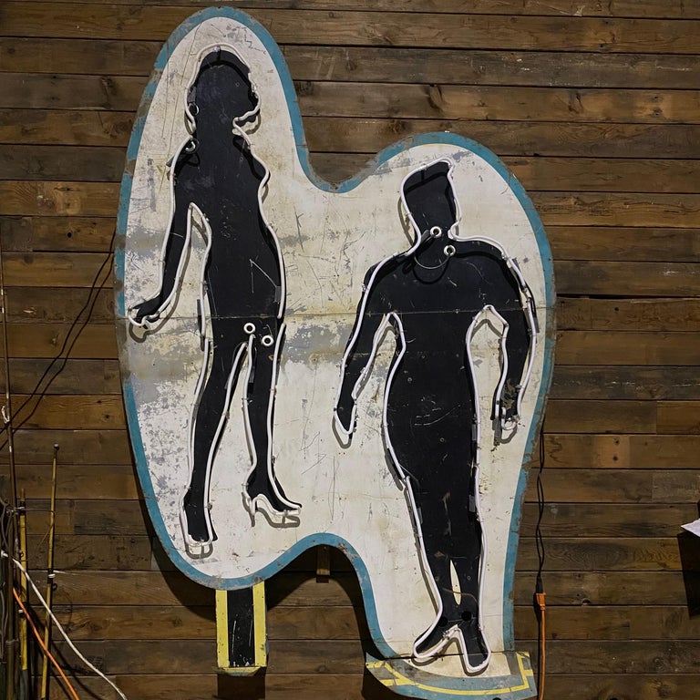 1960 Large Neon Dance Club Sign from LA For Sale at 1stDibs