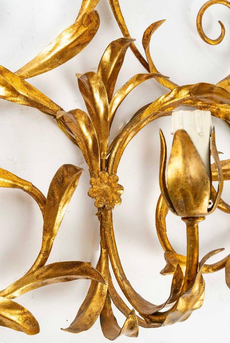 1960 Large Pair of Sconces Maison Floart In Good Condition For Sale In Saint-Ouen, FR