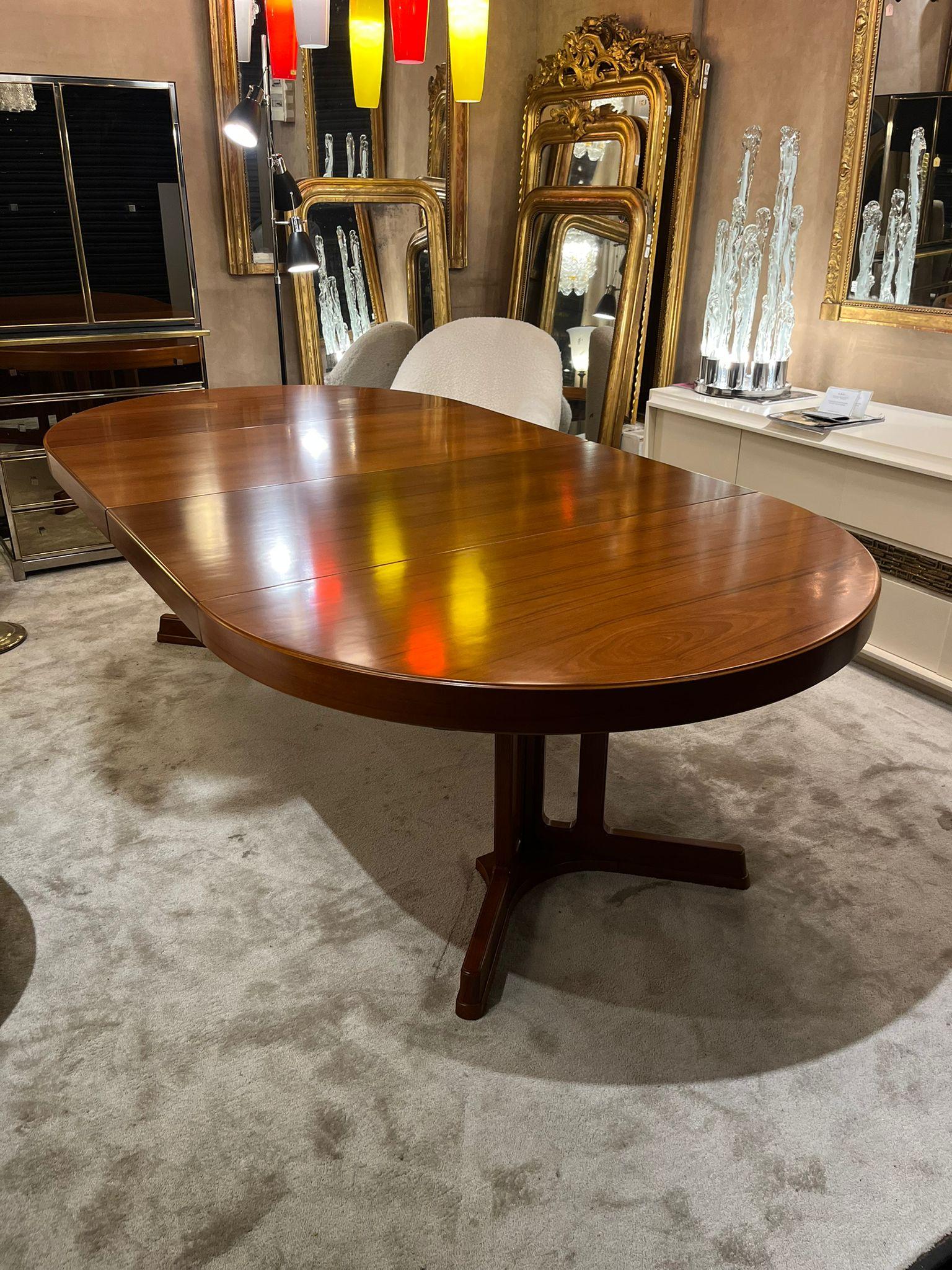 1960 Table en teck léger du Danemark Bon état - En vente à SAINT-OUEN-SUR-SEINE, FR