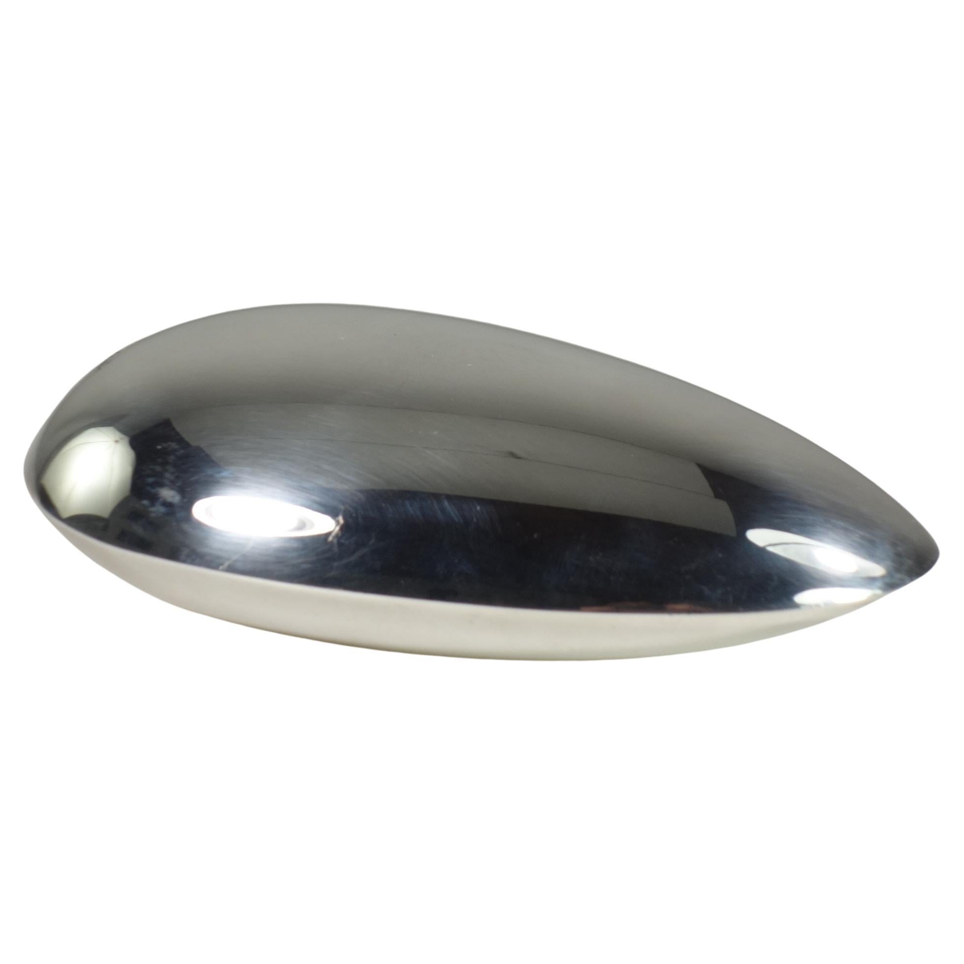 1960 Lino Sabattini Christofle Design Briefbeschwerer aus Silber und Metall aus Metall