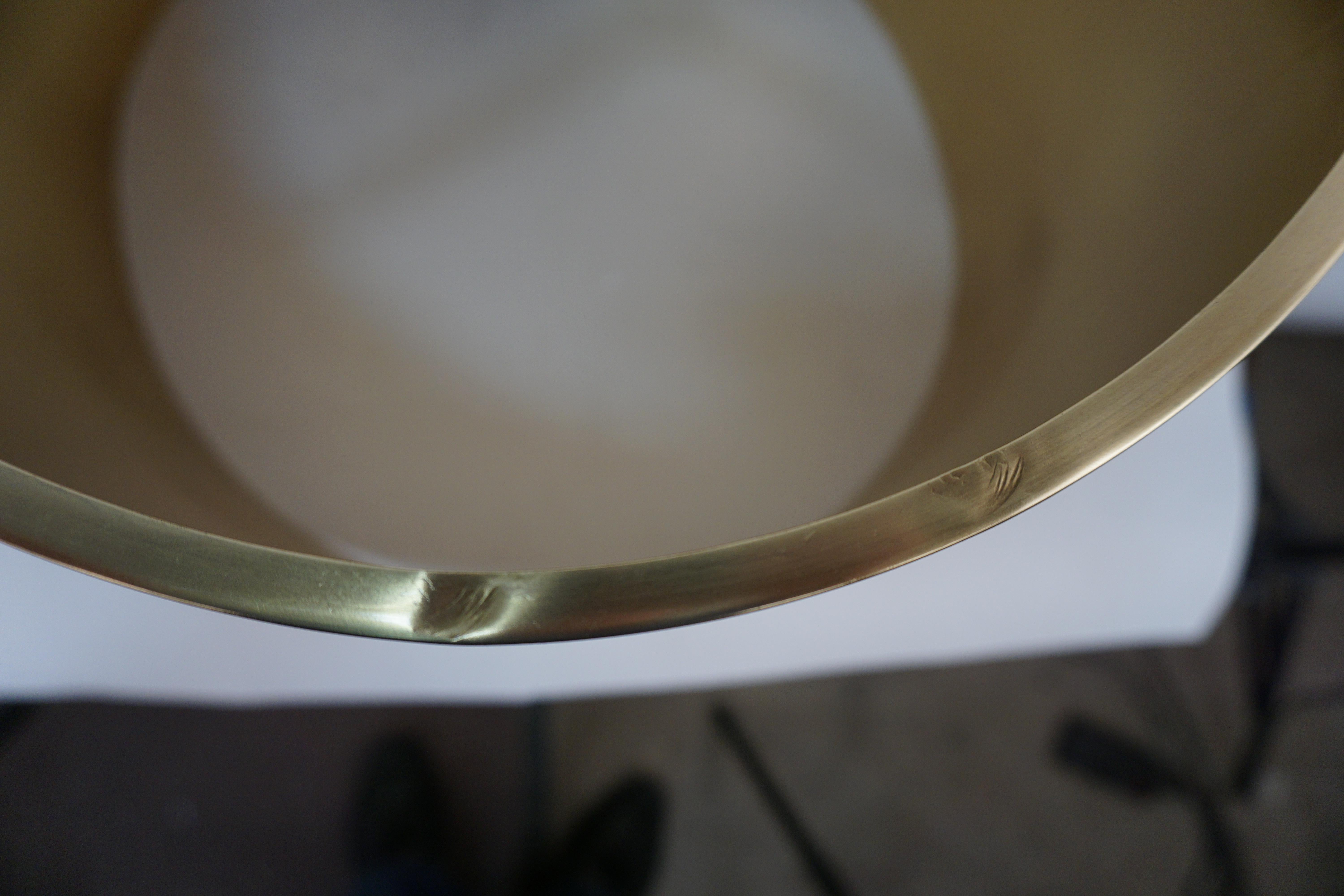 1960 Maison Charles Bronze Shell Design Table lamp 5