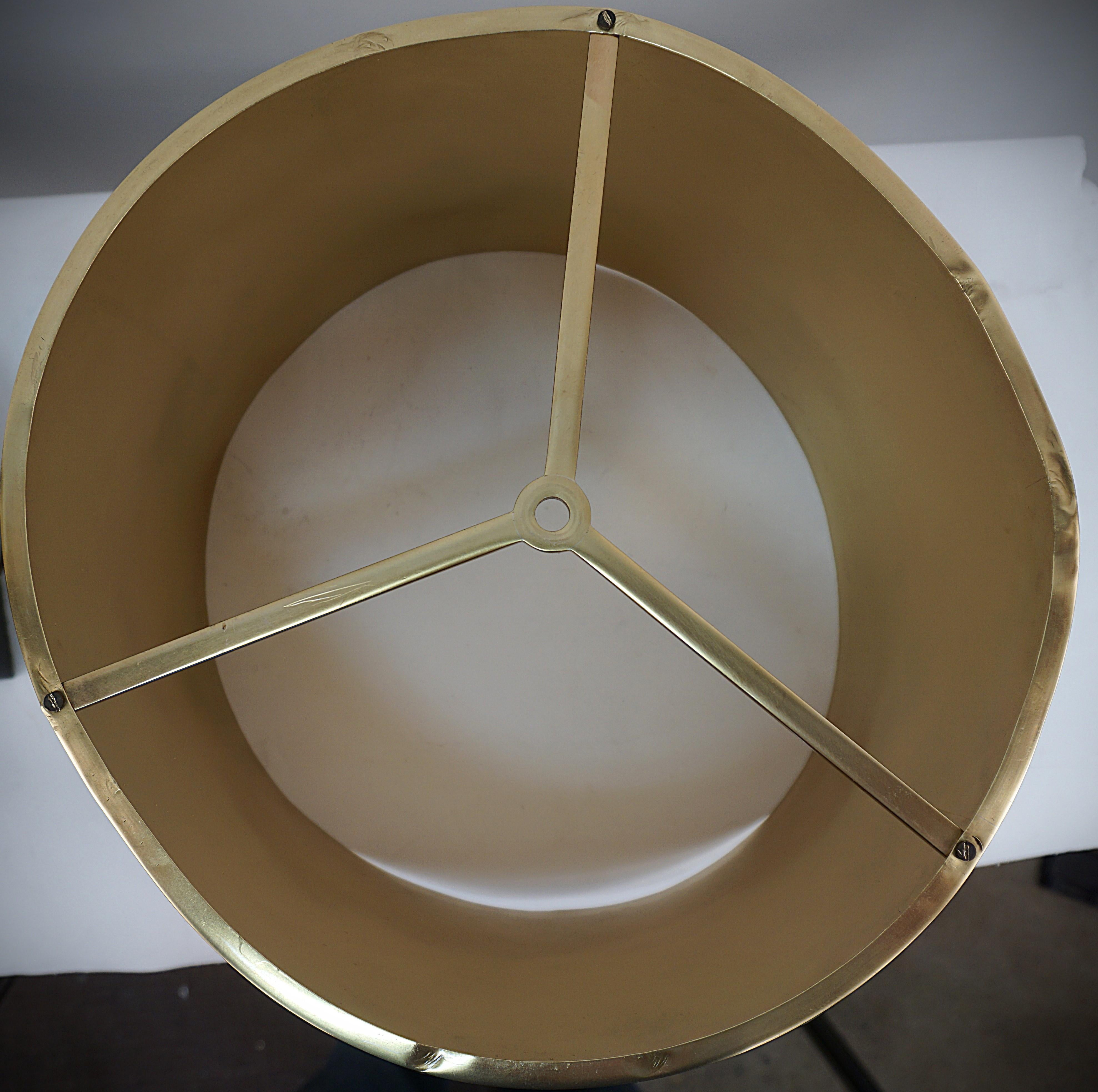 1960 Maison Charles Bronze Shell Design Table lamp 6