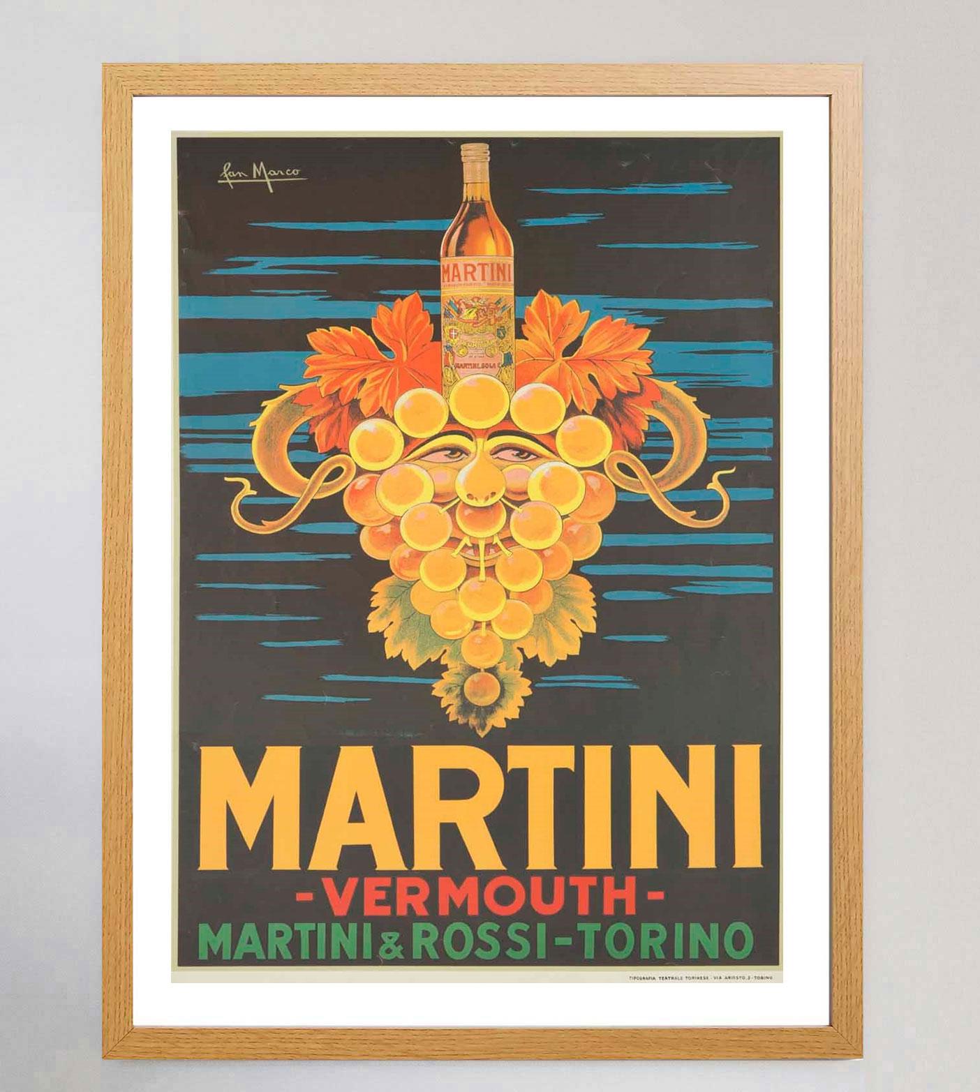 martini rosso poster