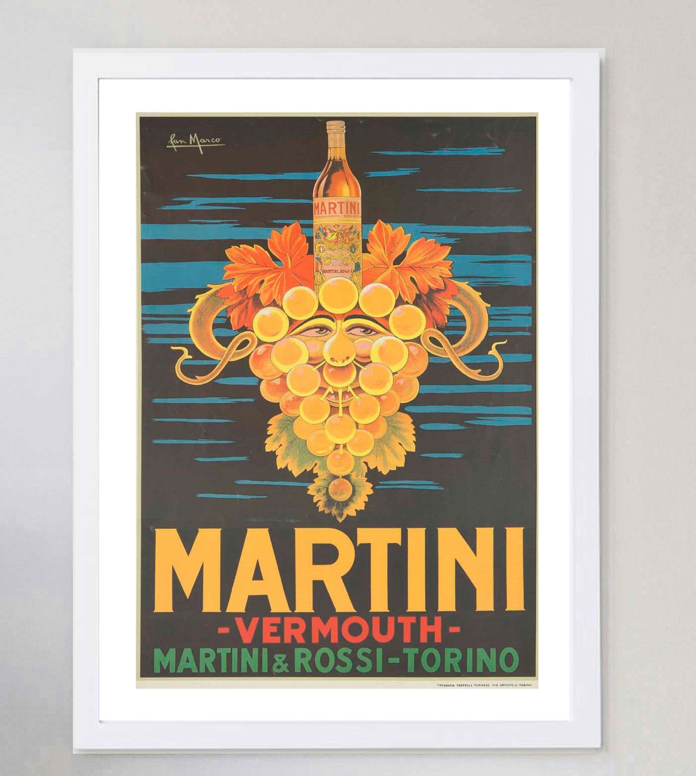 martini vermouth poster