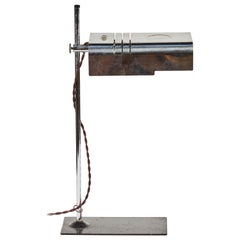 Mid Century Modern Adjustable Chrome Desk Lamp