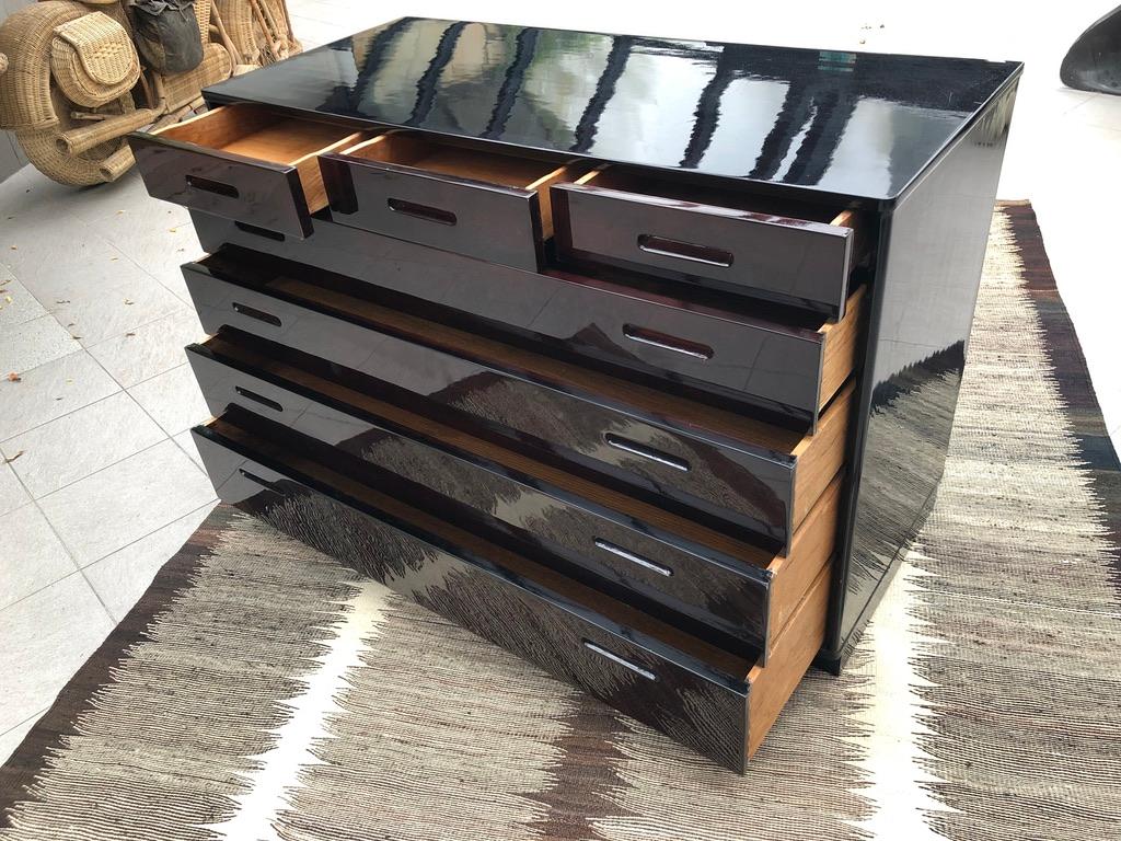 1960 Midcentury Edward Wormley Chest of Drawers Edition Dunbar In Good Condition In Saint Rémy de Provence, FR