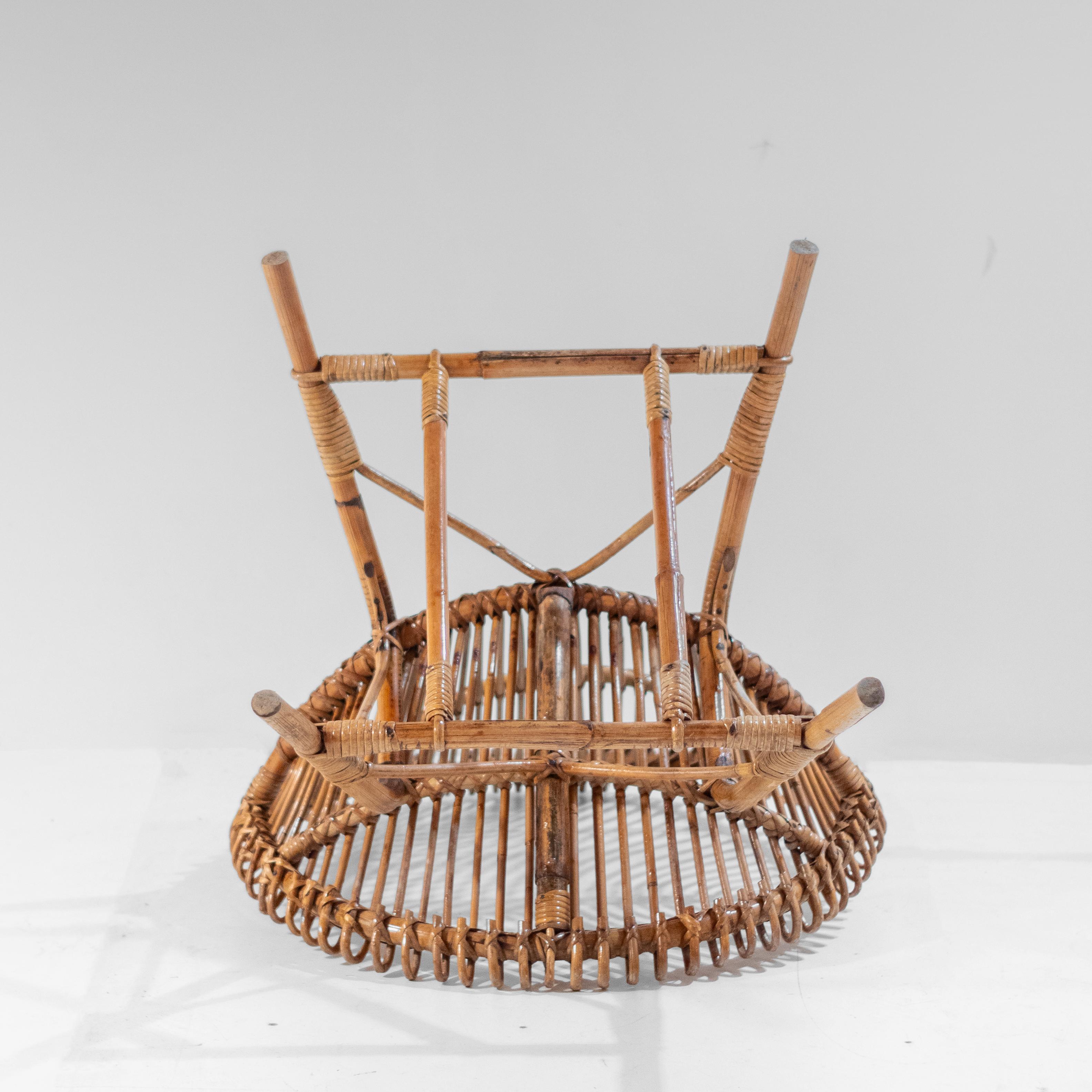 1960 Midcentury Modern Italian Bamboo Lounge Set en vente 9