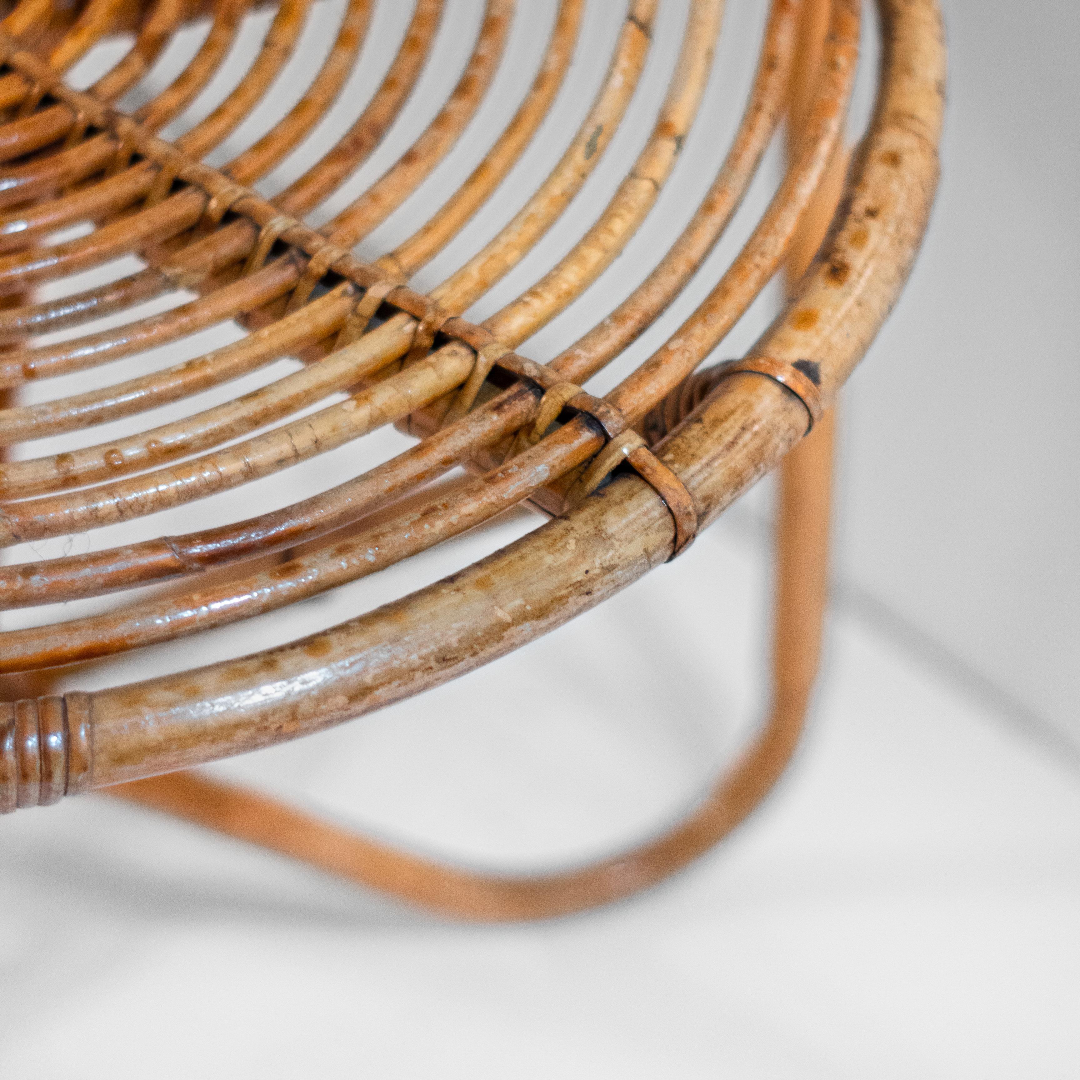 1960 Midcentury Modern Italian Bamboo Lounge Set en vente 2
