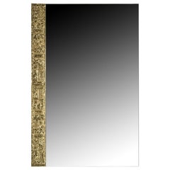 1960 Mirror Signed by Angelo Brotto in Gilt Bronze