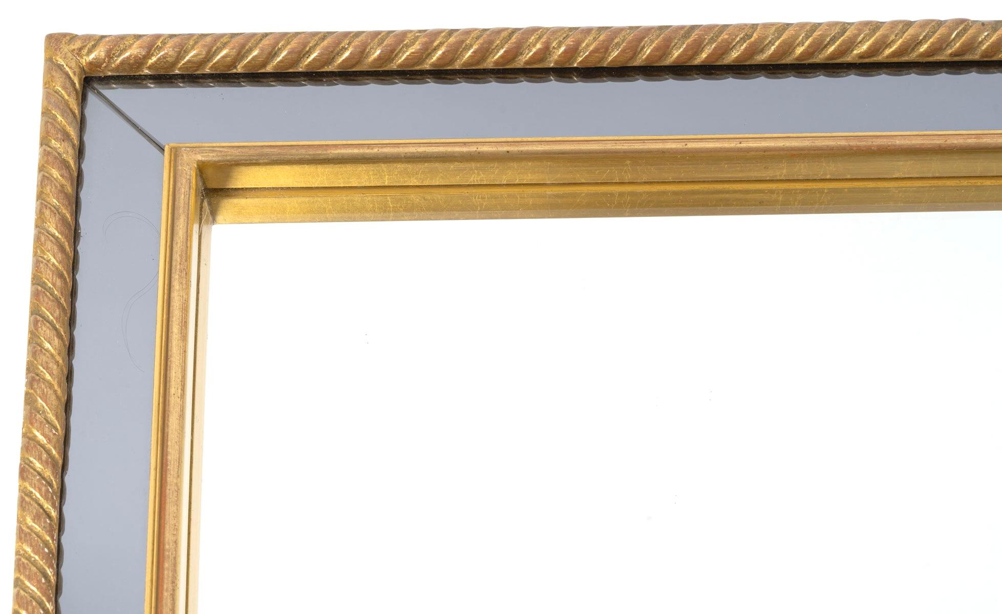 1960 Miroir avec parcloses de la Maison Roche. en vente 1