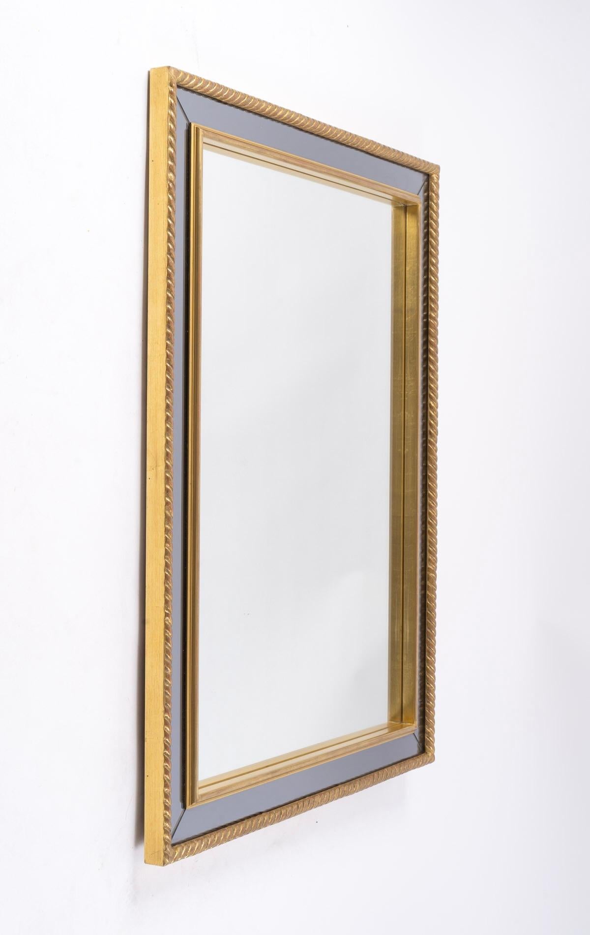 1960 Miroir avec parcloses de la Maison Roche. en vente 3