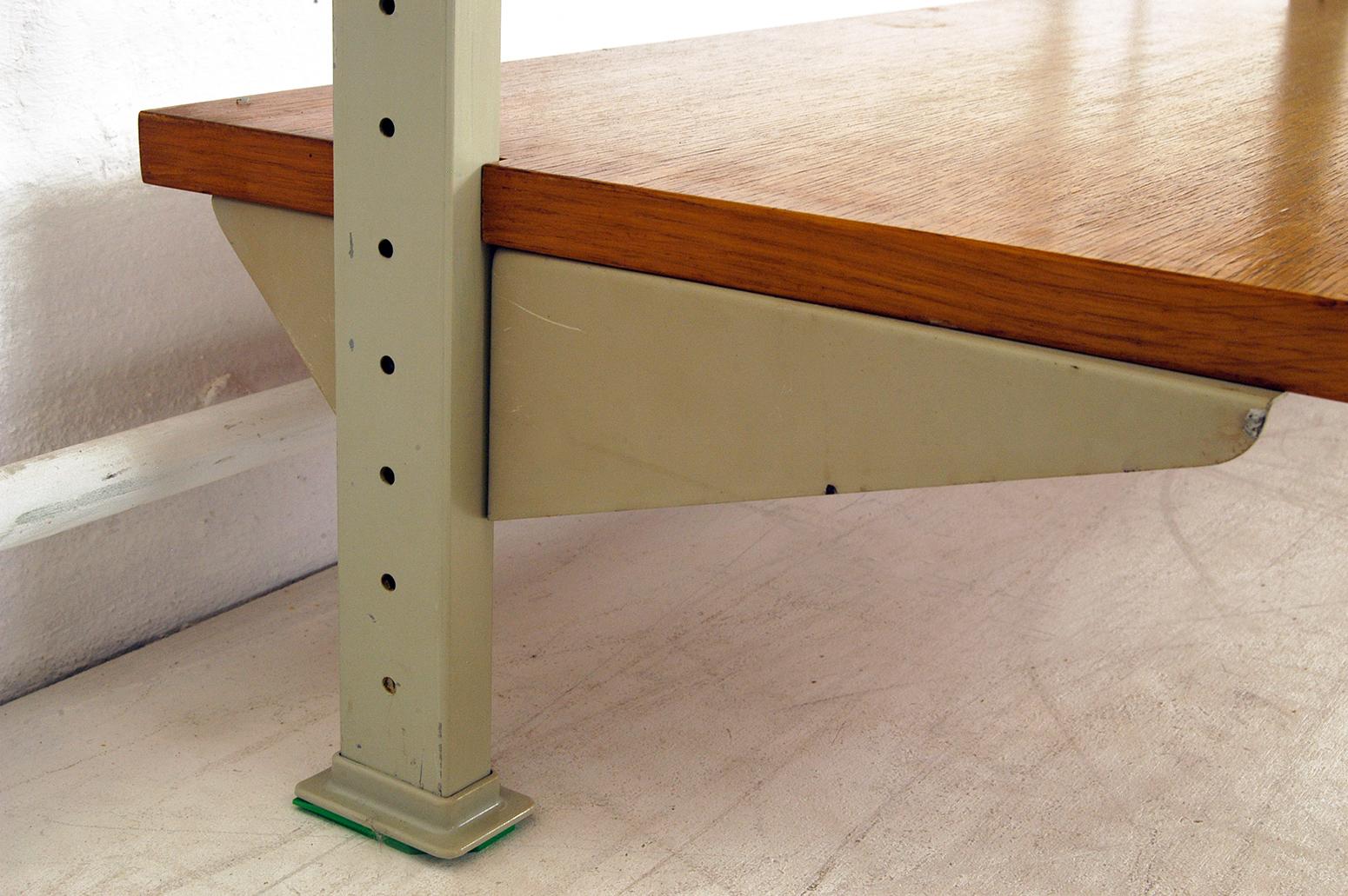 1960 Modular by Olof Pira String Shelving System Room Divider Wall Unit Library 4