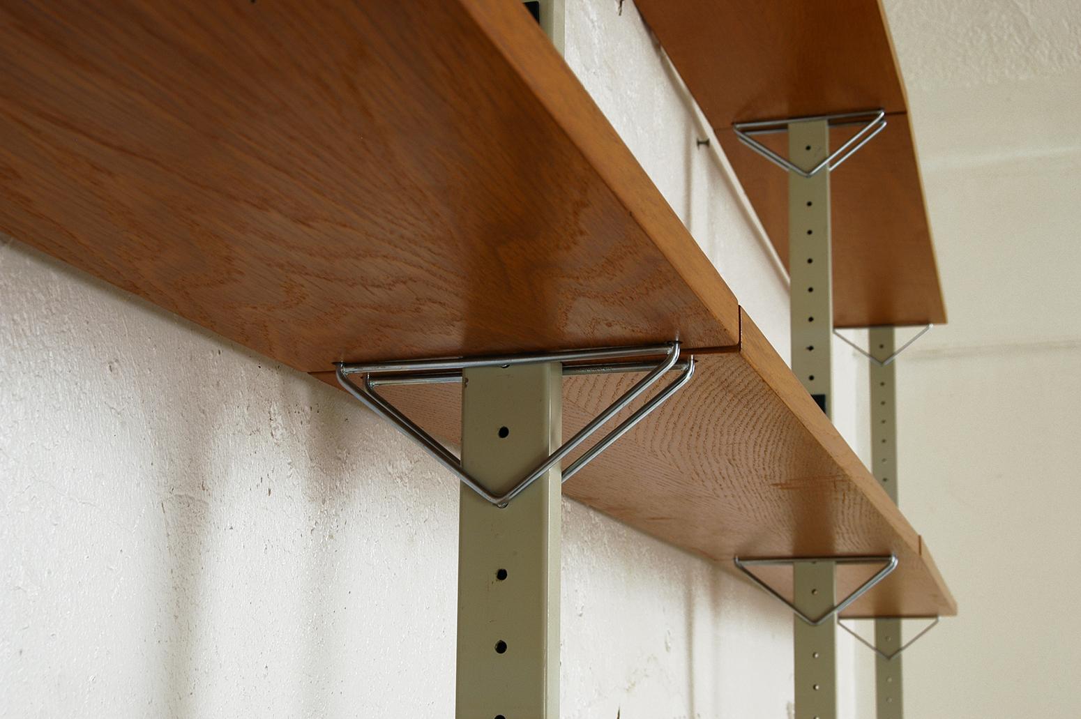 1960 Modular by Olof Pira String Shelving System Room Divider Wall Unit Library 5