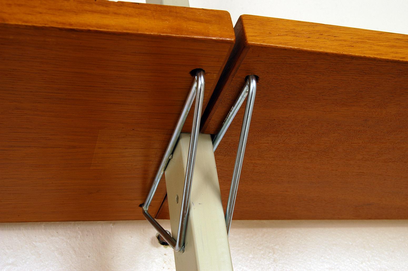 1960 Modular by Olof Pira String Shelving System Room Divider Wall Unit Library 6
