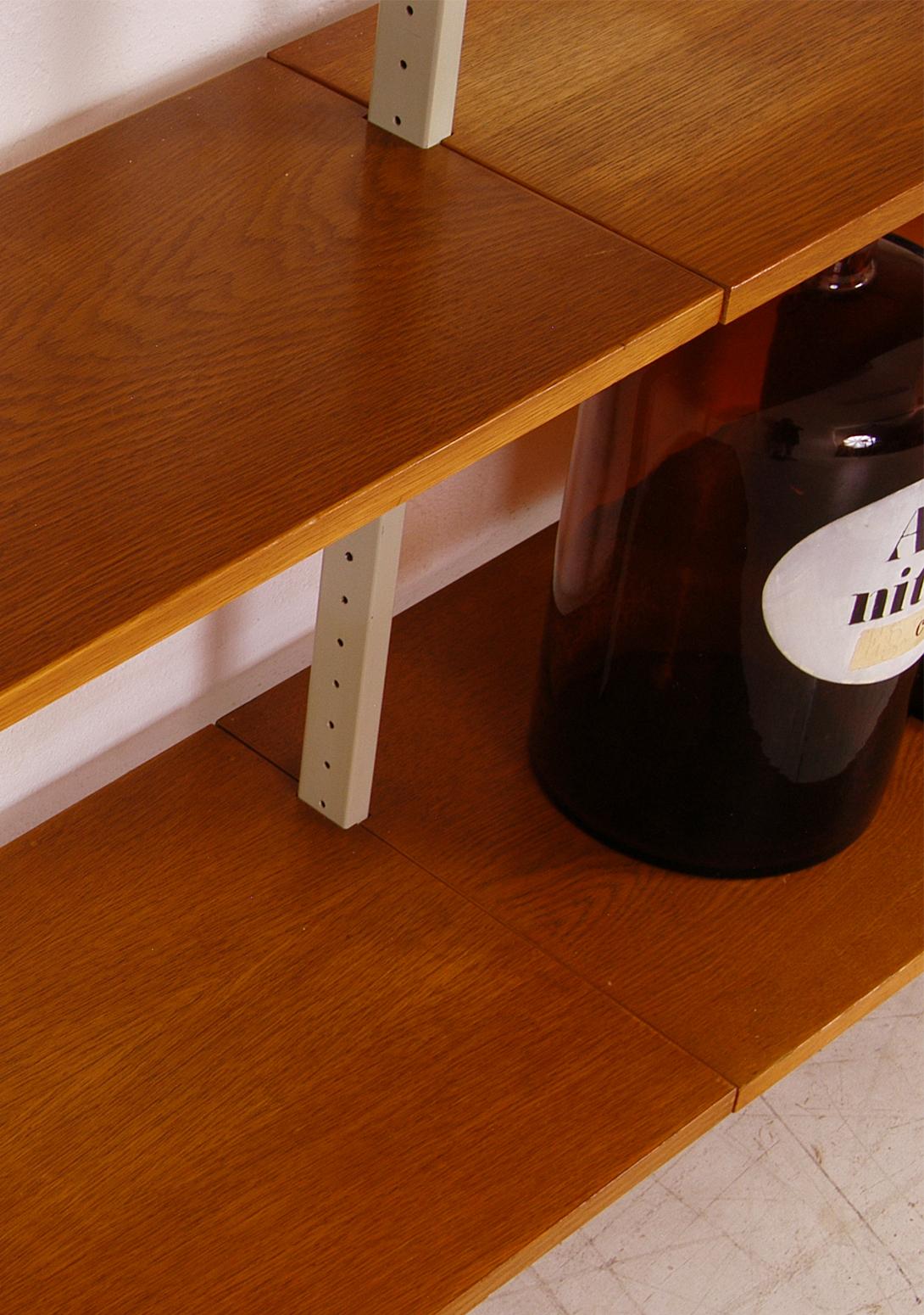 1960 Modular by Olof Pira String Shelving System Room Divider Wall Unit Library 7
