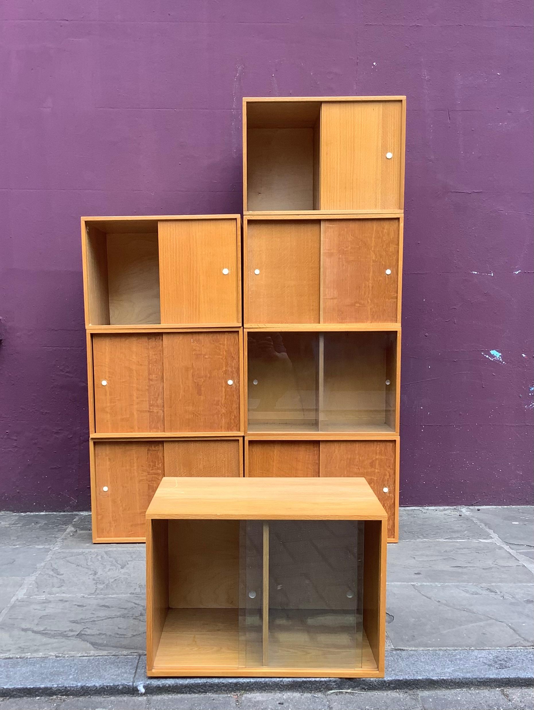 8x wonderfully flexible storage units can be arranged in many different configurations,Records,books object of desire in oak Cc1960’s phoenix uniix