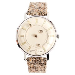 1960 Montre Mystérieuse stile Vacheron Constantin Orologio con diamanti in acciaio