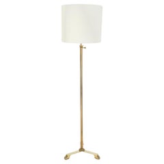 1960 Néo classique floor lamp in gilded bronze by Maison Baguès