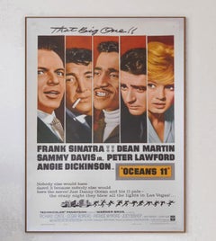 1960 Ocean's 11 Original Vintage Poster