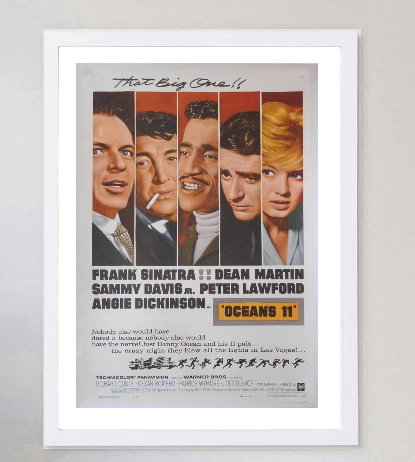 1960 Ocean's 11 Original Vintage Poster im Zustand „Gut“ im Angebot in Winchester, GB