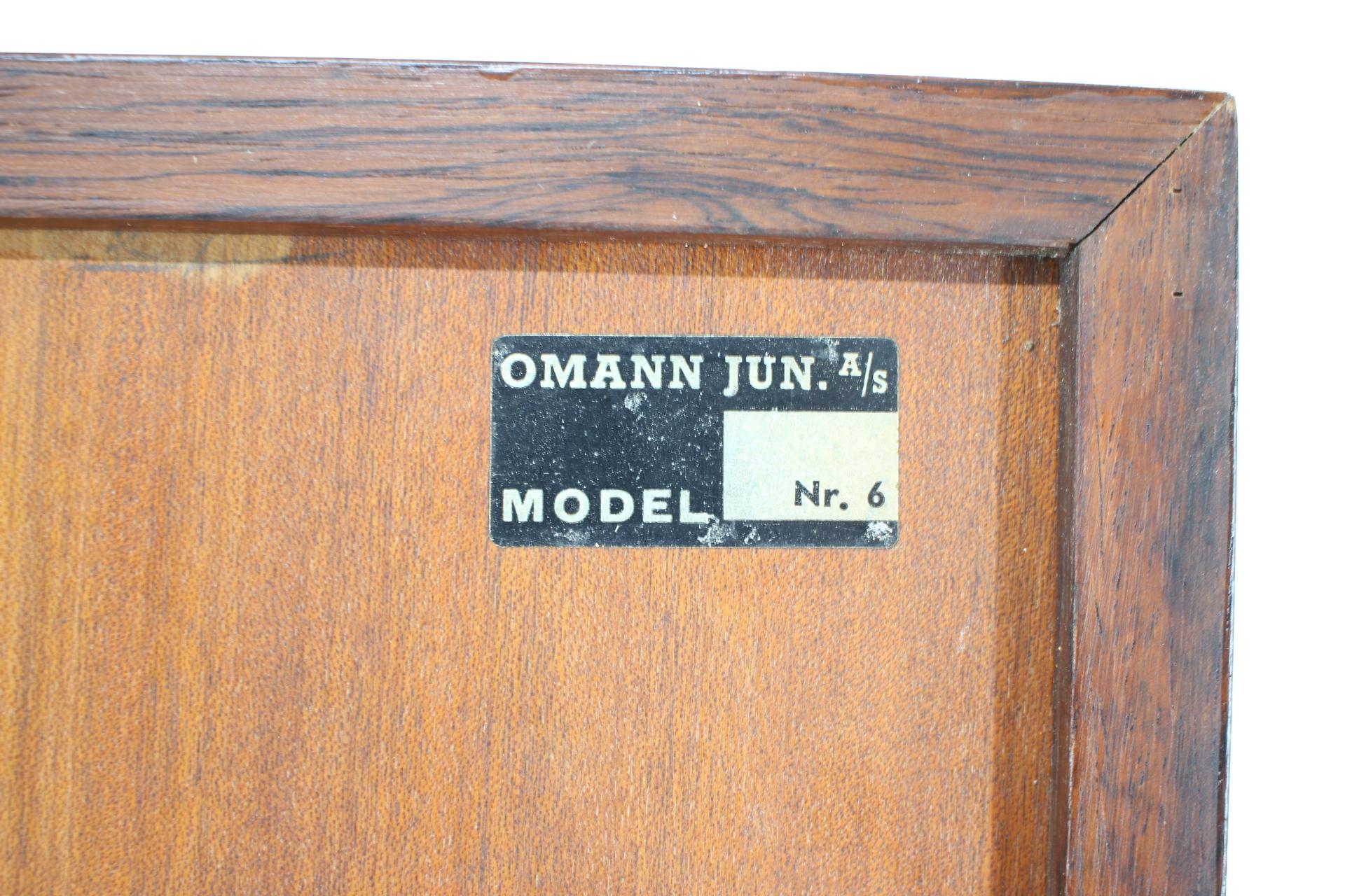 1960 Omann Jun Upcycled Danish Palisander Bookcase 2