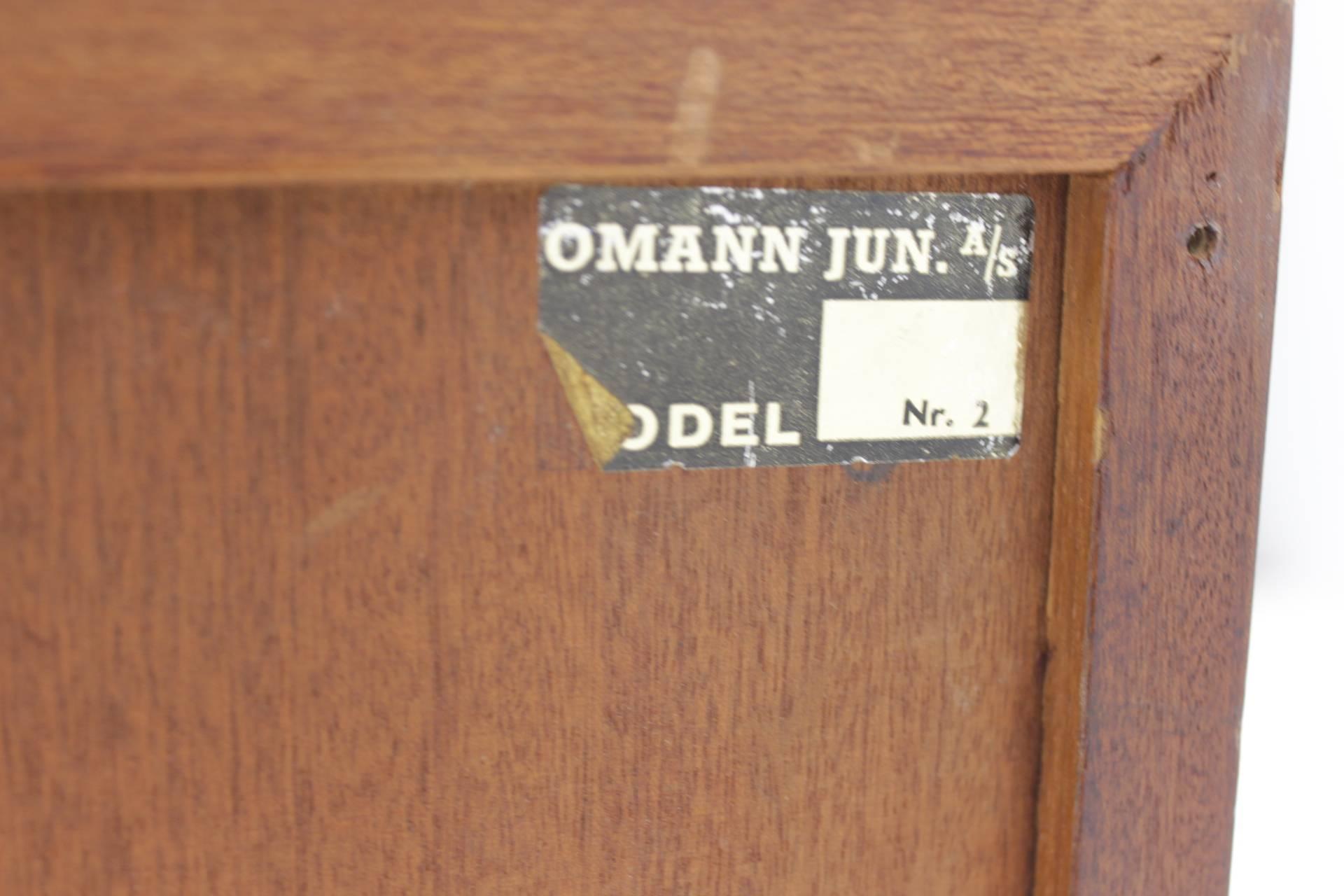1960 Omann Jun Upcycled Danish Teak Chest of Drawers 2