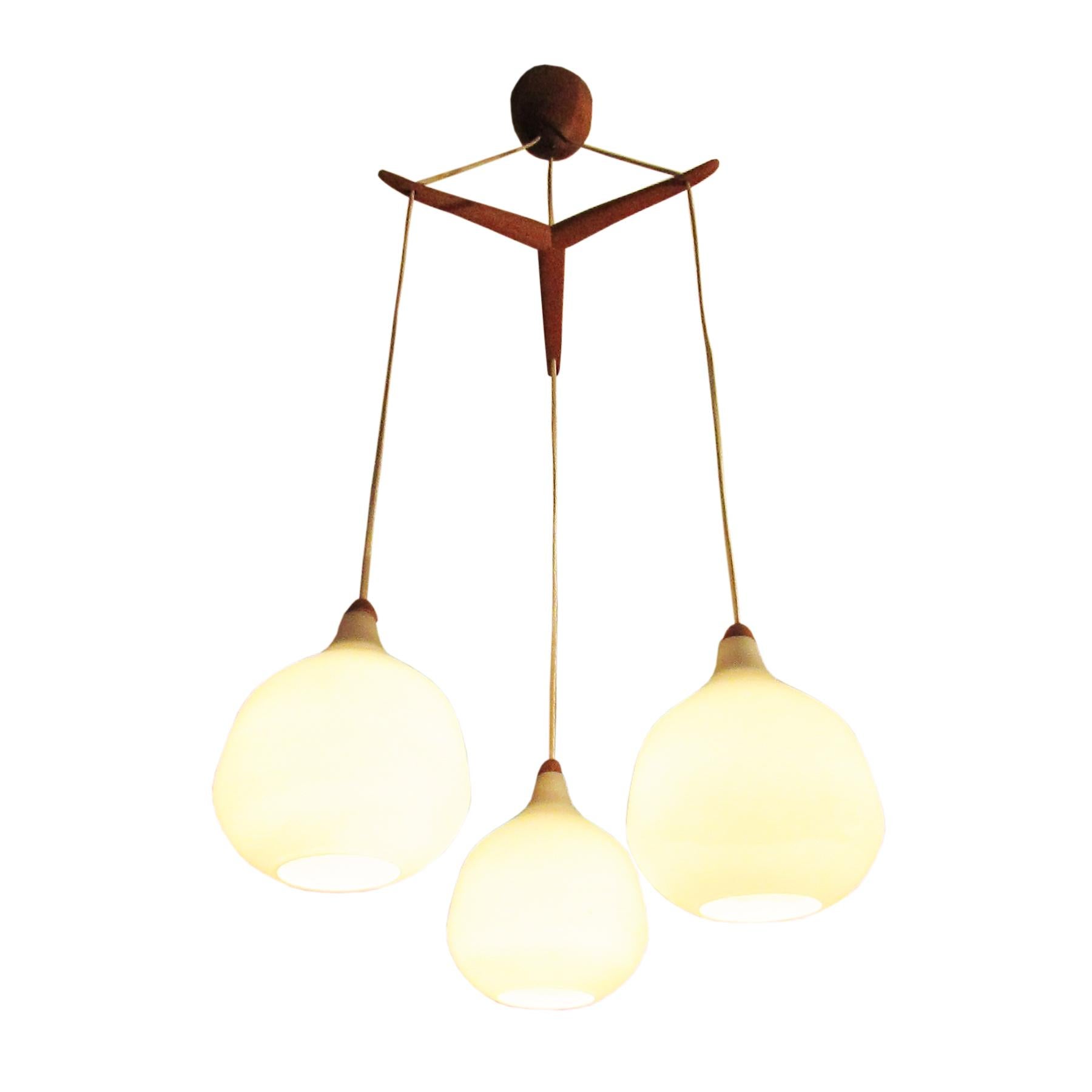 Mid-Century Modern, 1960 Pendant Lamp by Uno & Östen Kristiansson for Luxus