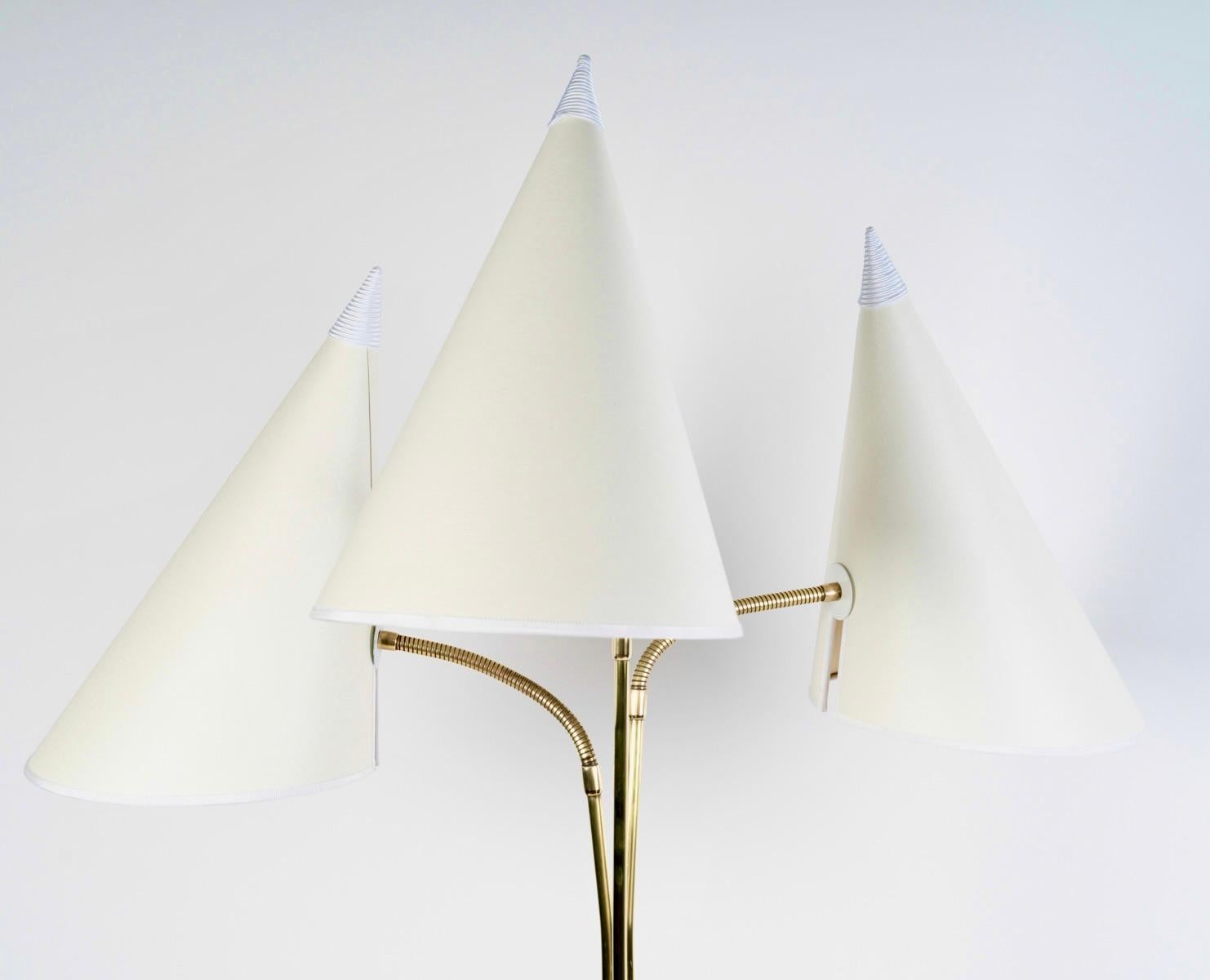 French 1960 Orientable floor lamp Maison Roche For Sale