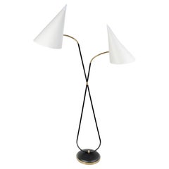 1960 Lámpara de pie orientable Maison Roche