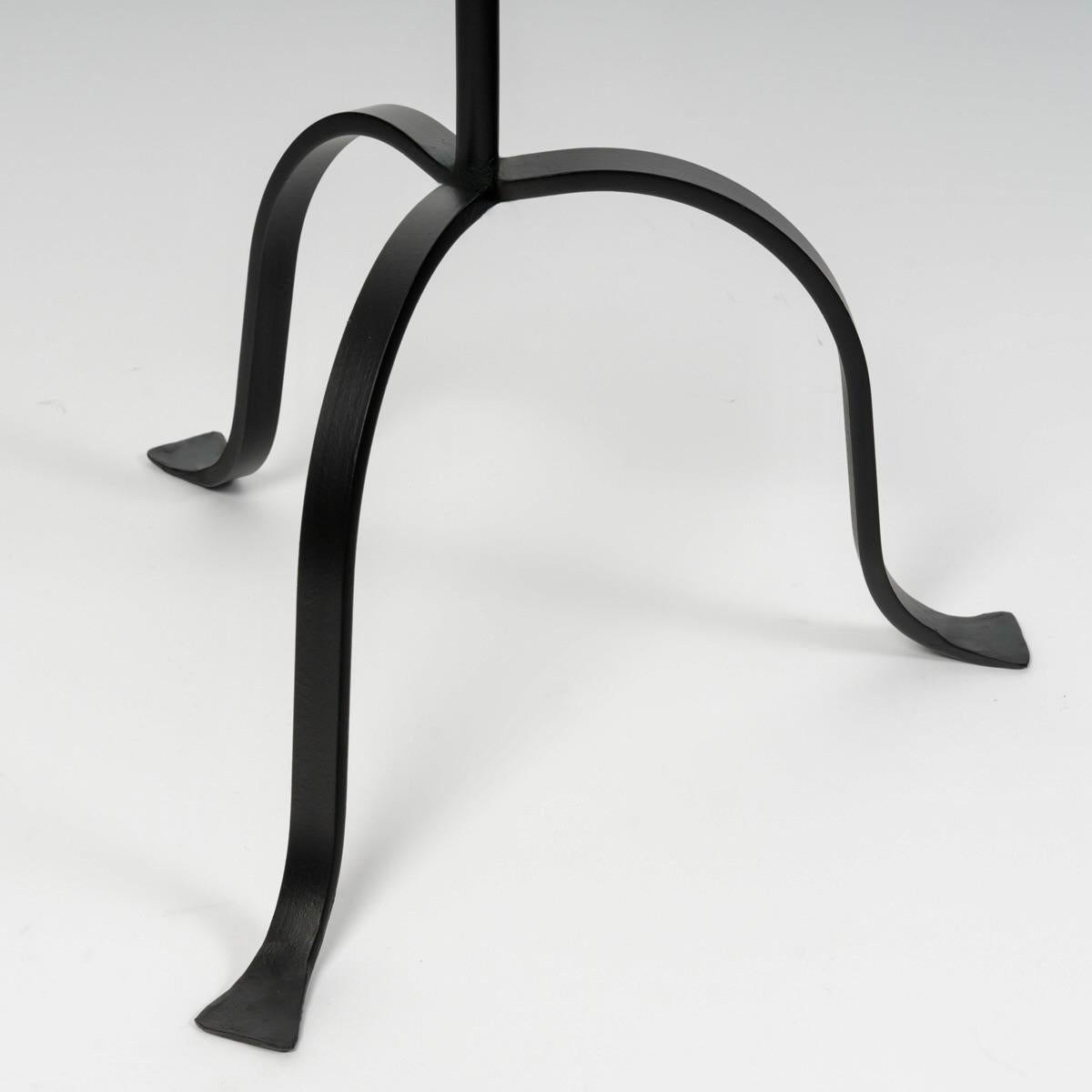 1960 Original Pair of wrought iron floor lamps by Ateliers Vallauris In Good Condition For Sale In Saint-Ouen, FR