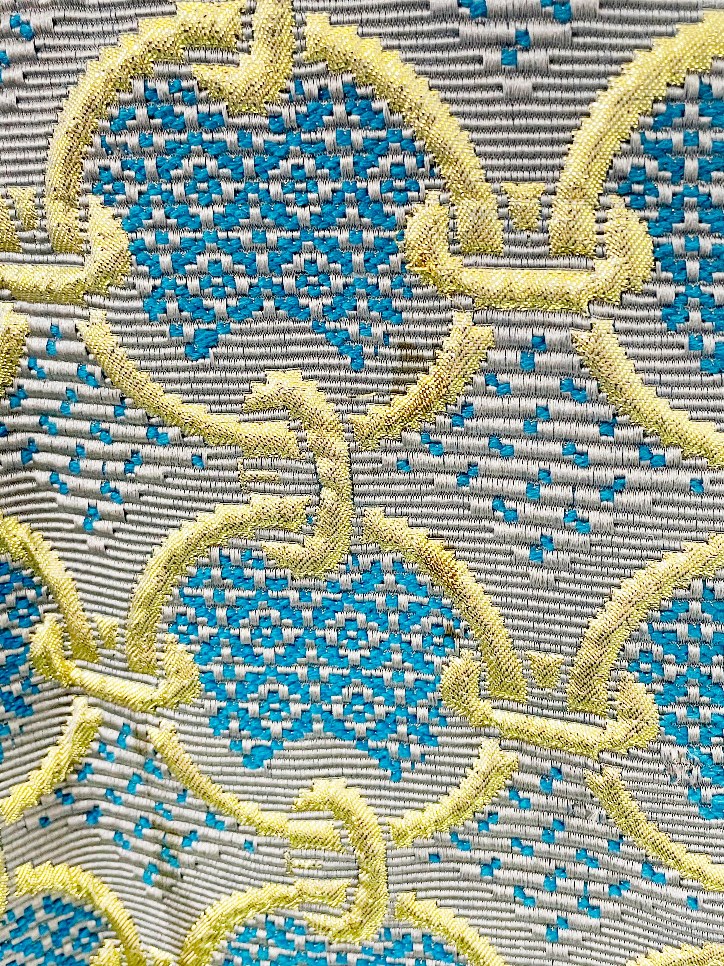 1960 Oscar De La Renta Brocade Minidress w/ Heavy Gold Braidwork & Rhinestones In Excellent Condition In Gresham, OR
