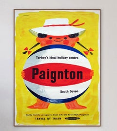 1960 Paignton - British Railways Original Vintage Poster