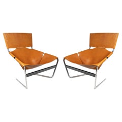 1960 Pareja de sillones de Pierre Paulin modelo F444 para Artiflort