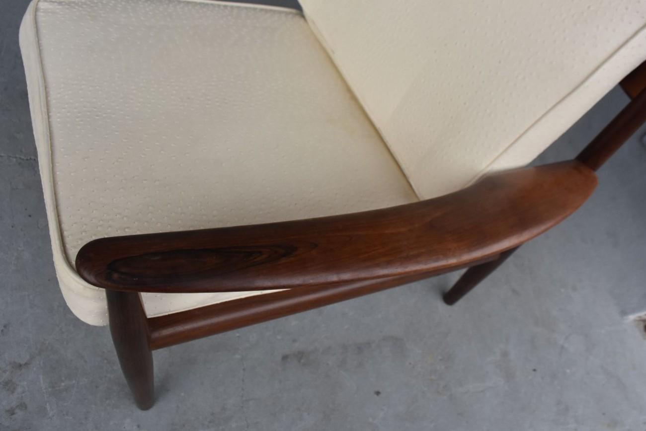 1960 Pair of Armchairs Model #118 by Grete Jalk Rio Rosewood 8
