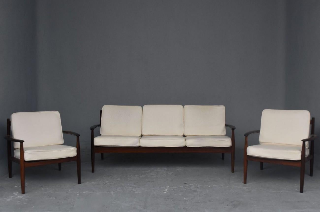 1960 Pair of Armchairs Model #118 by Grete Jalk Rio Rosewood 9