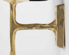 1960 Pair of bronze wall lights by Félix Agostini for Maison Arlus