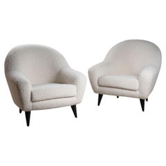 1960 Pair of French armchairs by Charles Ramos
