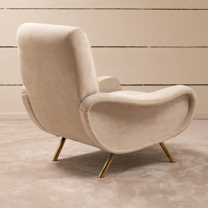 Mid-20th Century 1960 Pair of “LADY” armchairs by Marco Zanuso