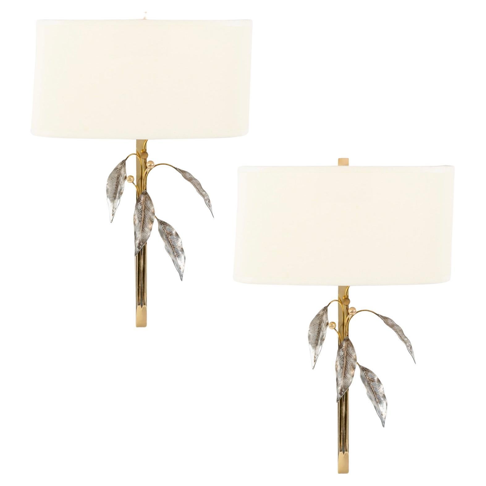 1960 Pair of sconces Maison Charles For Sale