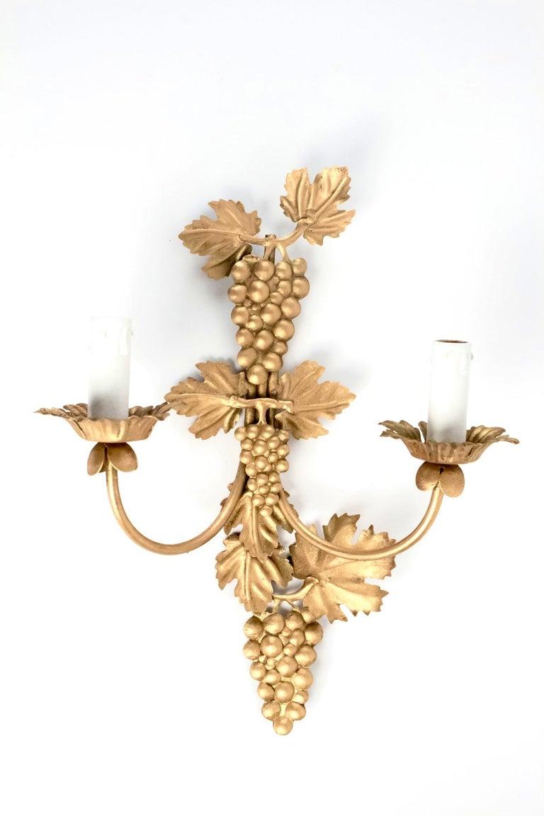 1960 Pair of wall lamps 