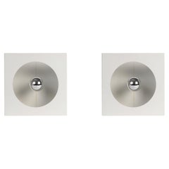 1960 Pair of wall sconces, model 2091, designed by Pierre Diderot.