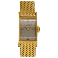 1960 PATEK PHILIPPE Rare Albert Gilbert "Manta Ray" Ladies 18K Gold Watch