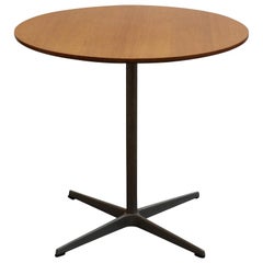 1960, Pedestal Table by Fritz Hansen