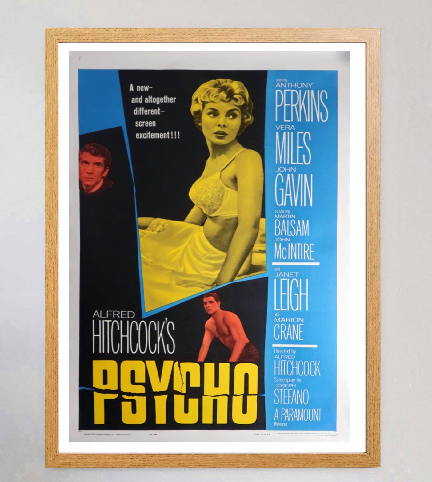 American 1960 Psycho Original Vintage Poster For Sale