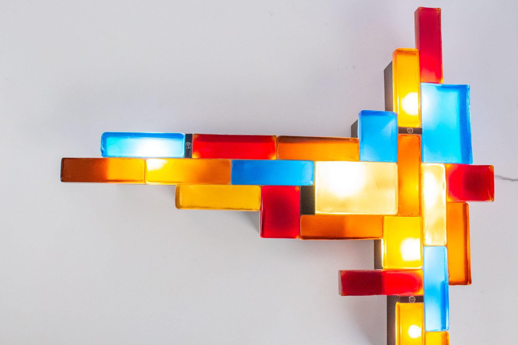 Mid-Century Modern 1960 Rare and Large Sconce from the House of Arlus